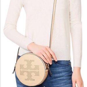 Tory Burch Perforated Logo Cross-Body Bag